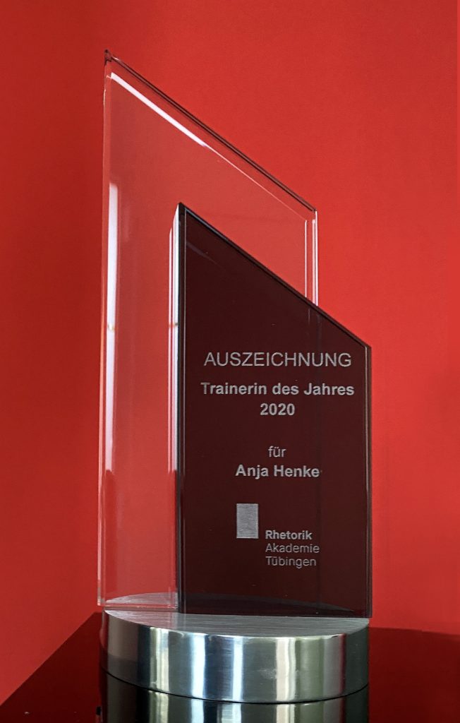 Anja Henke - Auszeichnung Trainerin des Jahres 2020